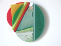 rond vert avec reflet